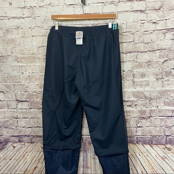 Adidas Navy Striped Elastic Waist Track Pants - Picture 9 of 13